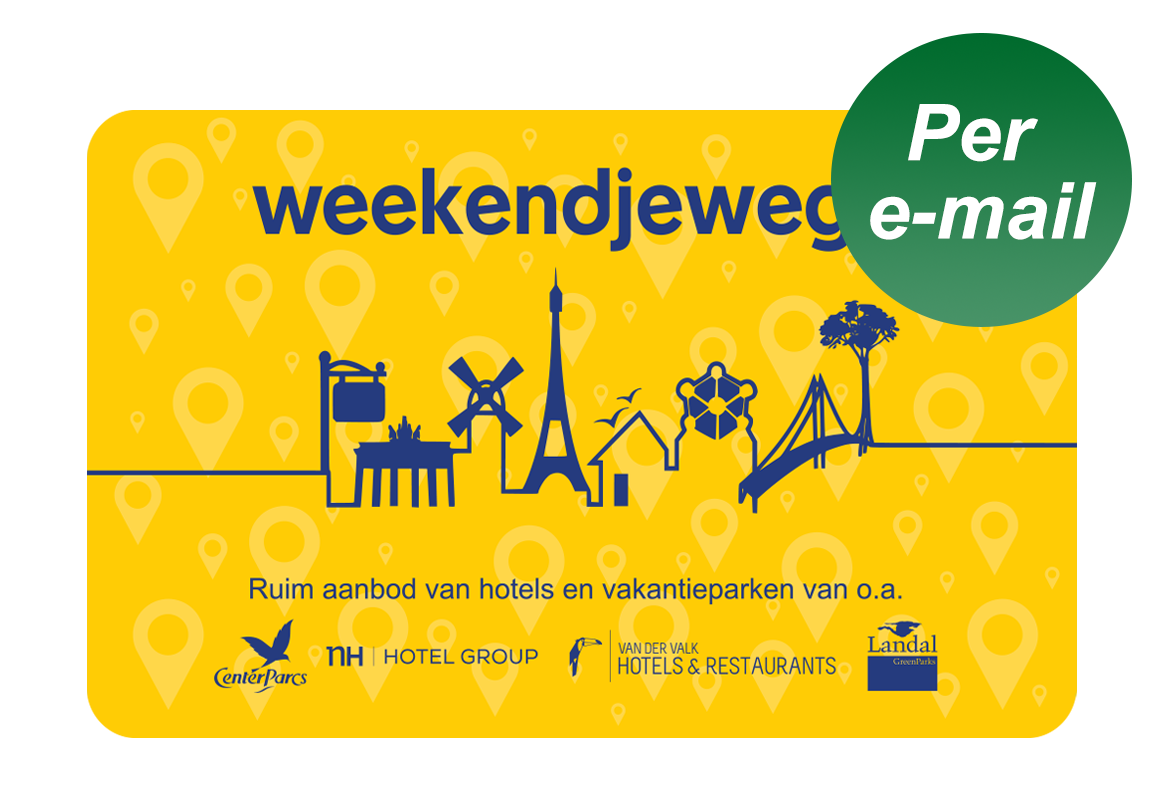 stad op gang brengen Reparatie mogelijk Weekendjeweg.nl Digitale Cadeaukaart - YourGift