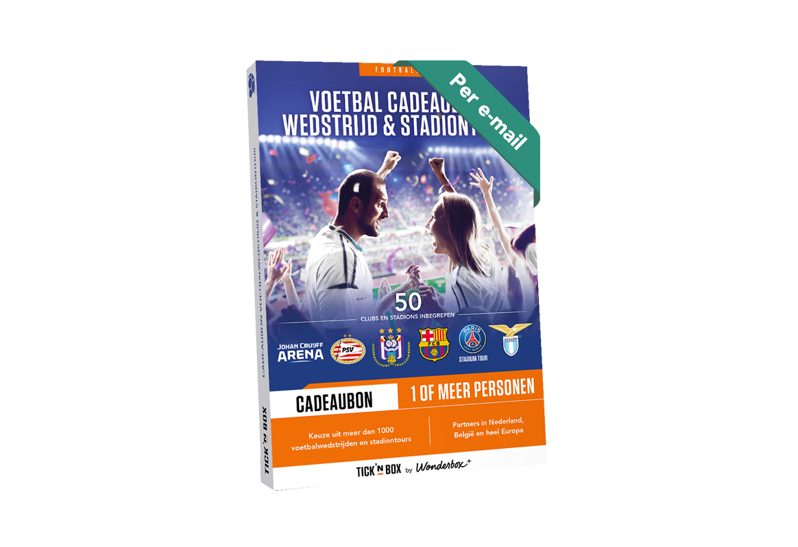 Digitale Tick’nBox Cadeaubon Voetbal