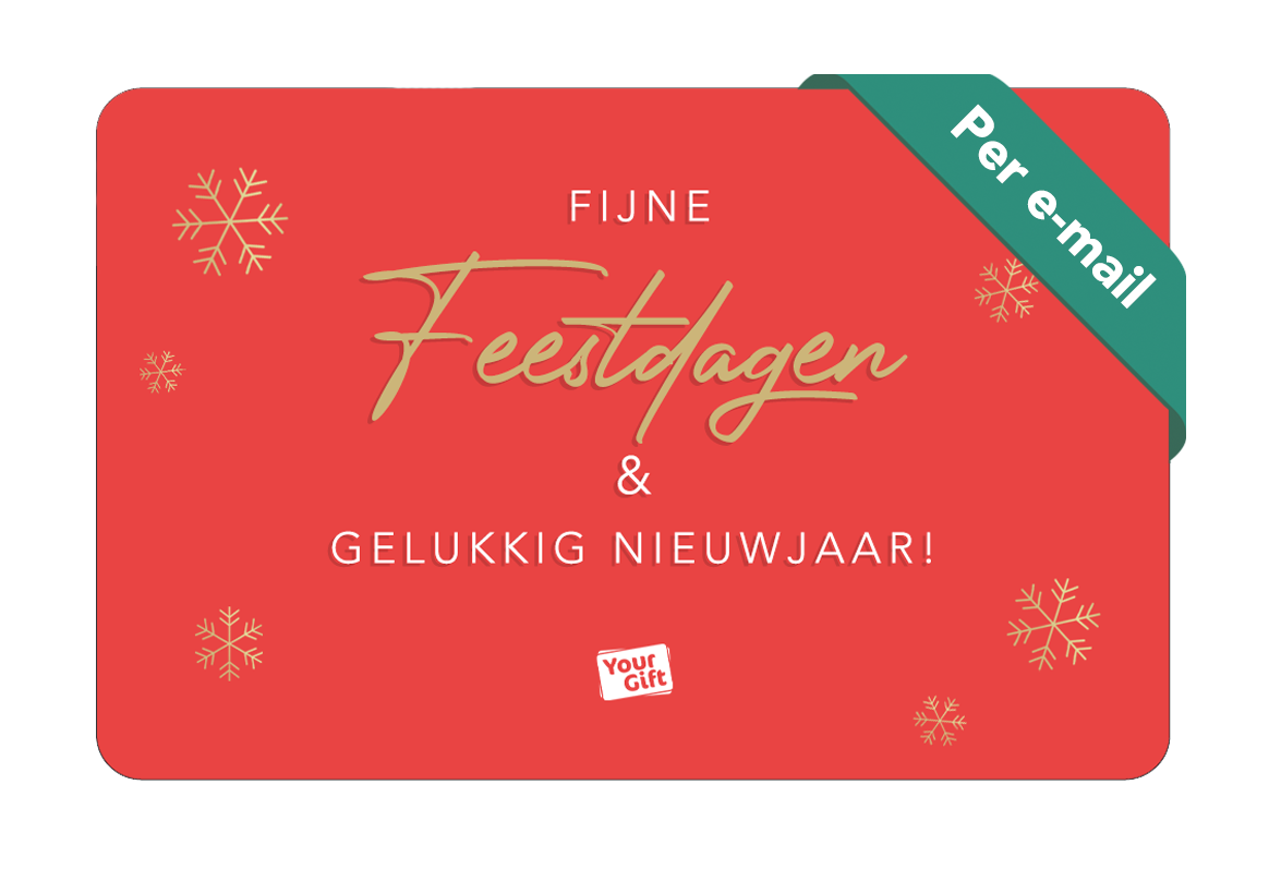 Digitale YourGift Kerst Rood/Goud